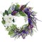 Northlight Mixed Wildflowers and Magnolias Artificial Spring Wreath, 24-Inch